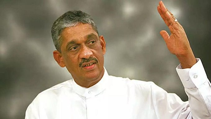 PTI : Sri Lanka's Former Army Chief Sarath Fonseka |