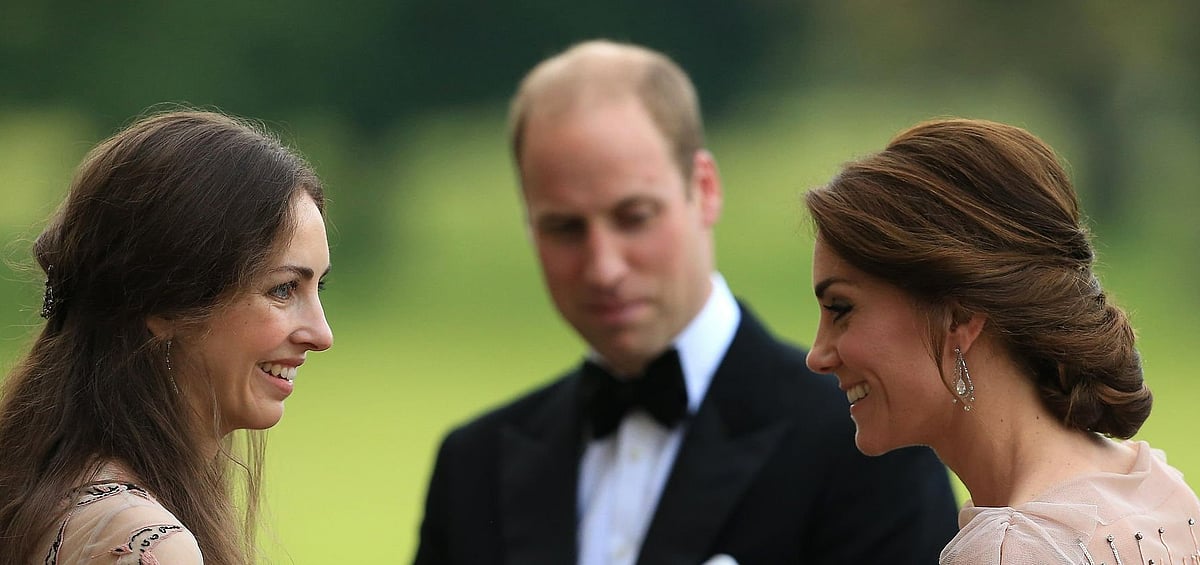 Getty images : Prince William and Kate Middleton with Rose Hanbury.