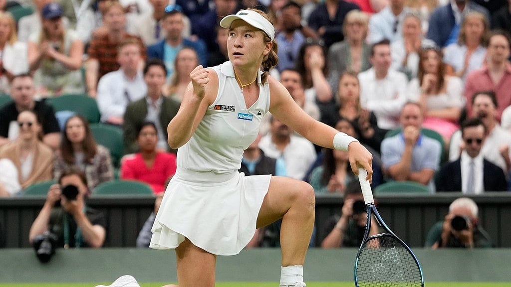 Lulu Sun, Wimbledon 2024, AP Photo