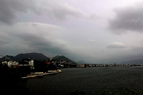 Monsoon clouds in Ajmer