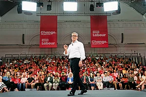 Photo: AP : The New PM: Starmer’s Labour has landed with a supermajority without winning the proverbial ‘hearts and minds’ of the people