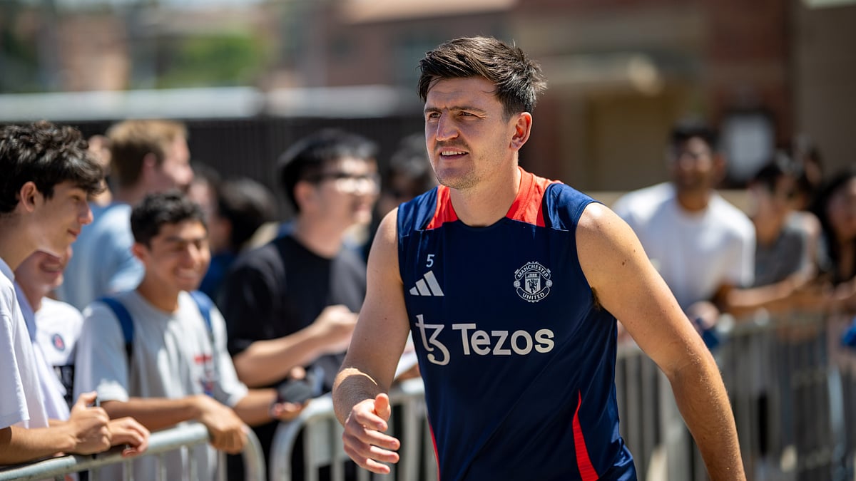 Maguire at Man United Training