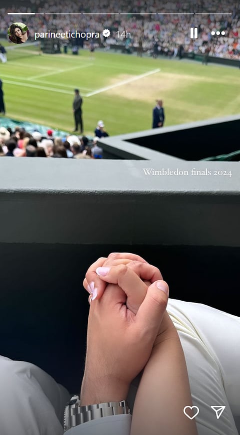 Parineeti Chopra at 2024 Wimbledon Finals