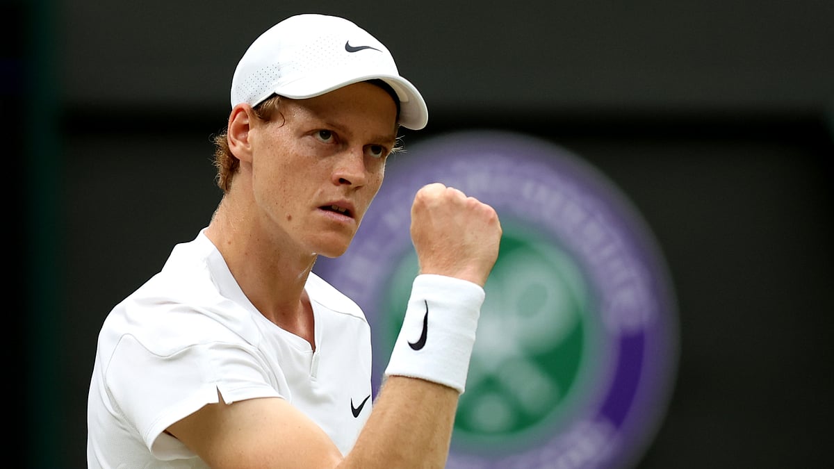 Jannik Sinner had little difficulty on Sunday at Wimbledon. - null