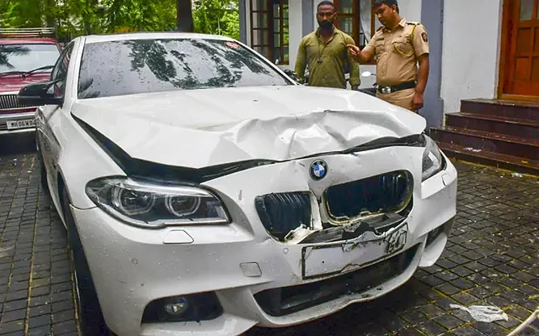 The BMW driven by Shiv Sena leader's son Mihir Shah | - PTI
