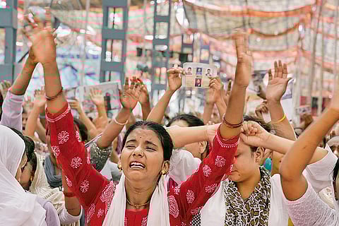 The Church’s followers at the session