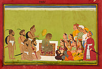 Leap Of Faith: Gurus, Godmen, And Post-Secular India Getty Images : An Audience with Rom Rishi, circa 1700-1725. Artist Unknown.