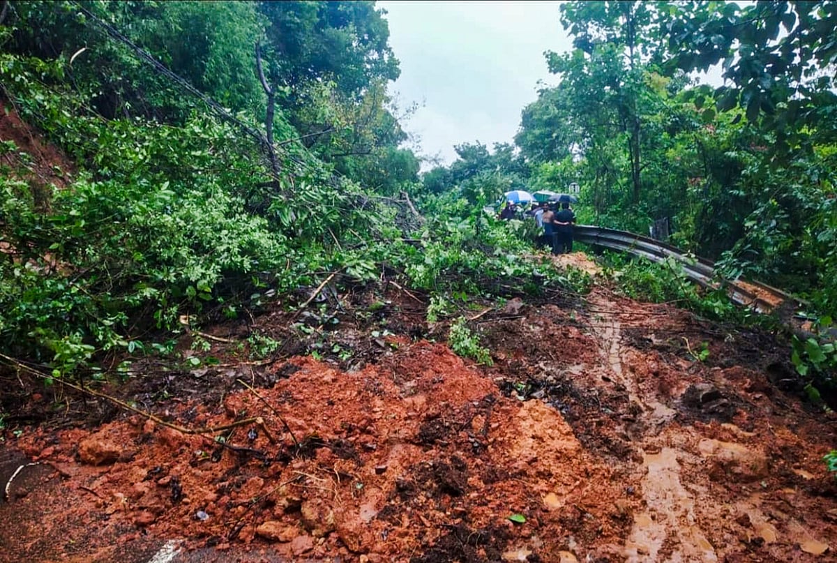 landslide near Karnataka
