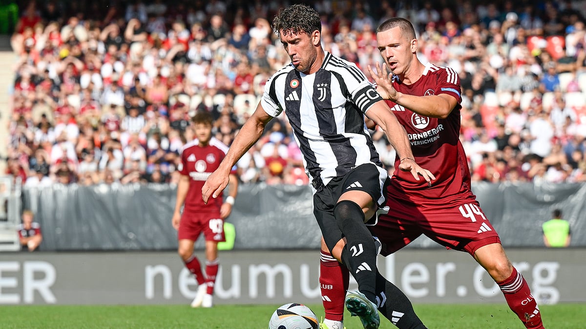Dusan Vlahovic in action versus Nurnberg.