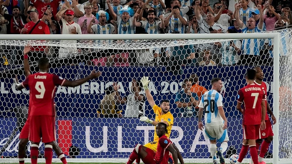 Lionel Messi, Copa America 2024, Argentina vs canada, ap photo