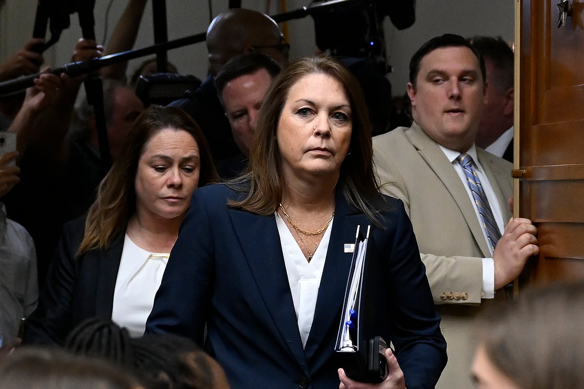 Kimberly Cheatle at the House Oversight Committee for the hearing | 
