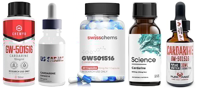 Cardarine For Sale: 5 Top Companies To Buy GW501516