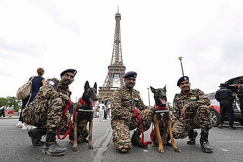 CRPF dogs Vast and Denby