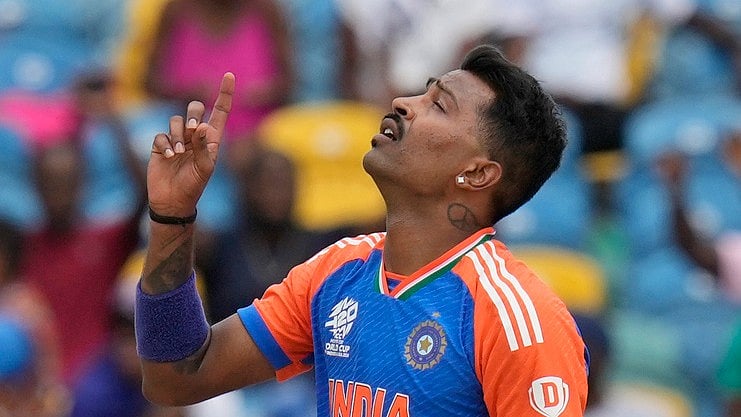 AP/Ramon Espinosa : Hardik Pandya.