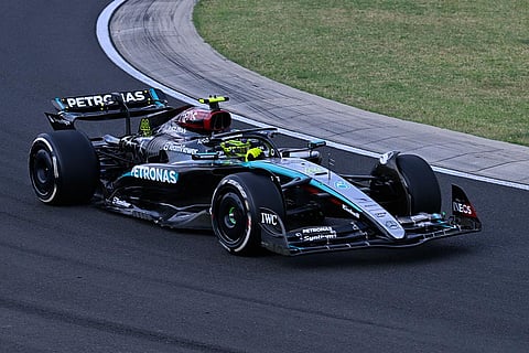 Mercedes driver Lewis Hamilton of Britain