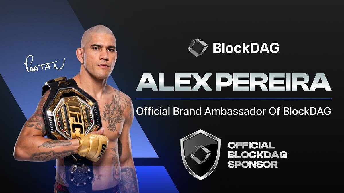 Hot Crypto Alert: BlockDAG Explodes Upward As UFC Legend Alex Pereira Signs On! Render And Ethereum Prices Falter