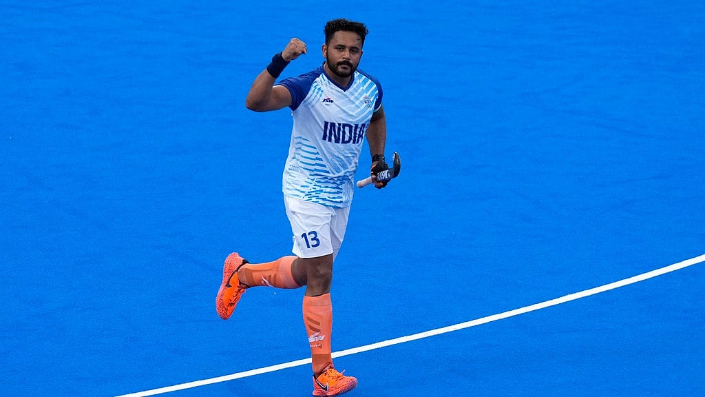 AP/Aijaz Rahi : India's hockey captain Harmanpreet Singh