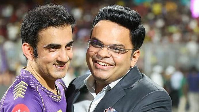 New Team India head coach Gautam Gambhir with BCCI secretary Jay Shah - X/JayShah