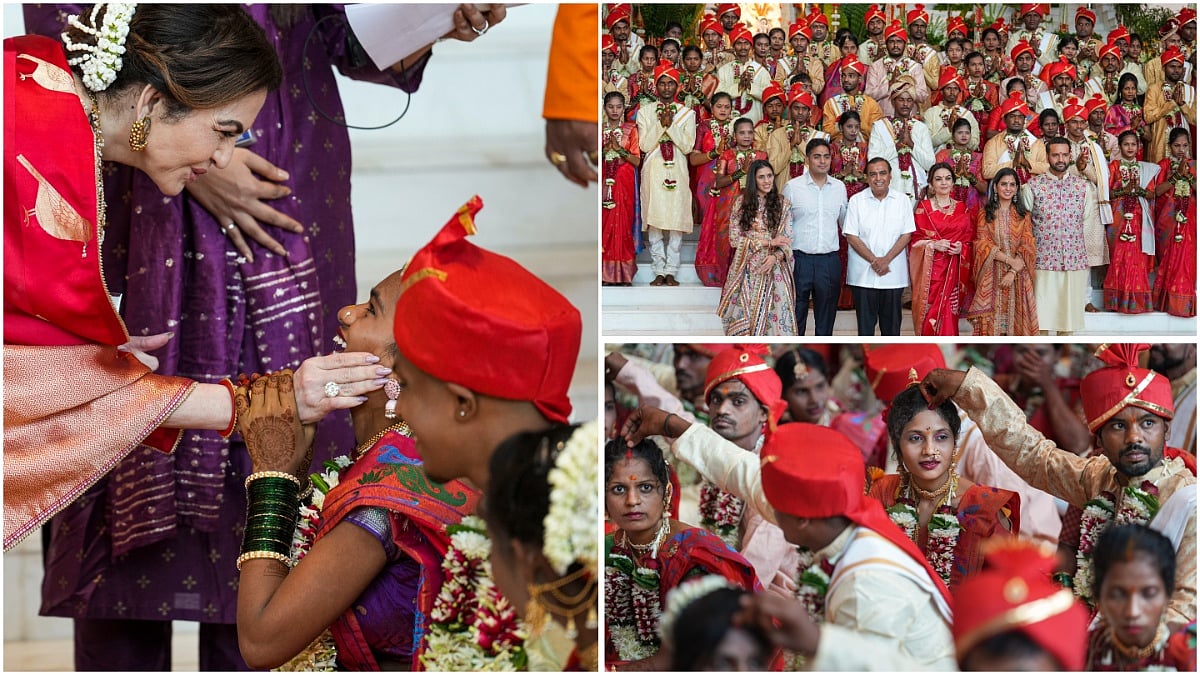 PTI : The mass wedding event took place at the Reliance Corporate Park. | 