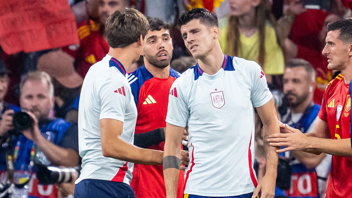 Alvaro Morata suffered an injury after Spain's win v France