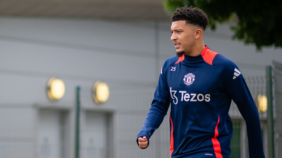 Jadon Sancho has been included in Manchester United's 29-man squad for their pre-season tour - null