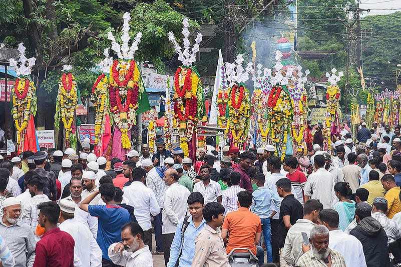 Muharram procession at Karad