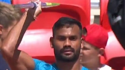 X/SAI Media : File photo of India's Paris Olympics-bound javelin thrower Kishore Jena.