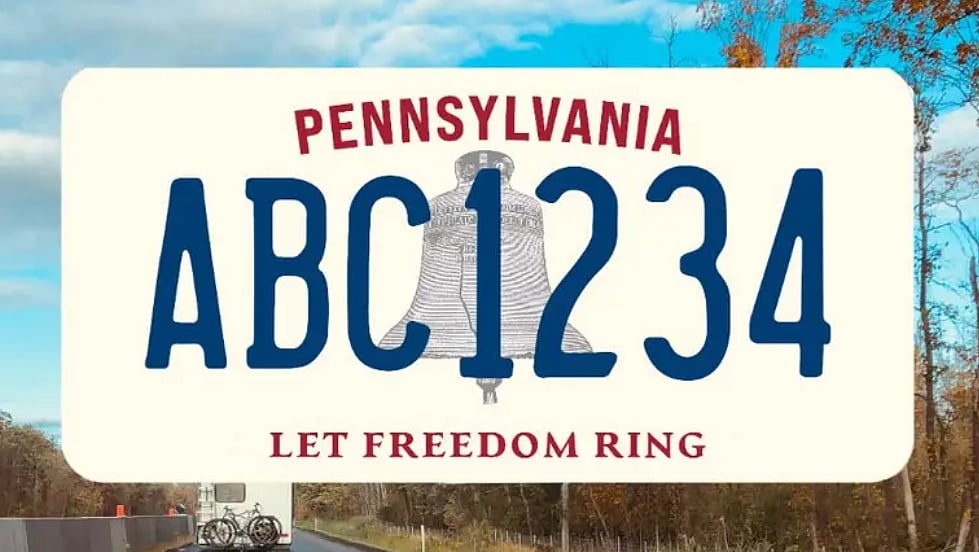 New Pennsylvania License Plate