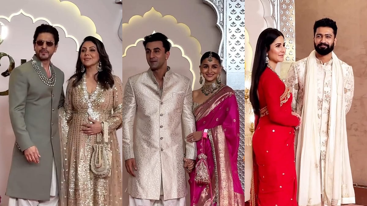 Anant-Radhika Wedding: Shah Rukh Khan-Gauri, Ranbir-Alia, Katrina-Vicky, Couples Mark Their Presence In Stylish Ethnic Looks
