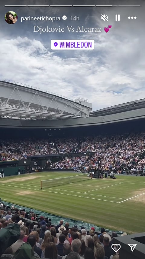 Parineeti Chopra at 2024 Wimbledon Finals