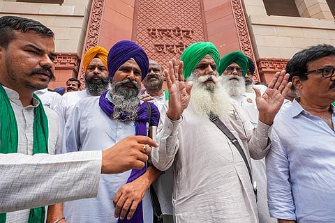 Rahul Gandhi meets Farmer leaders