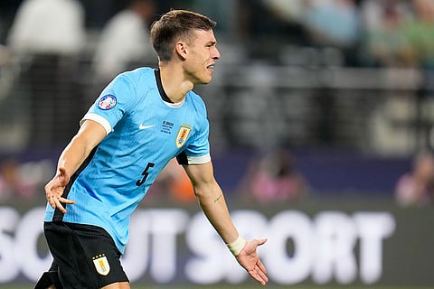 Copa America Soccer Uruguay vs Brazil