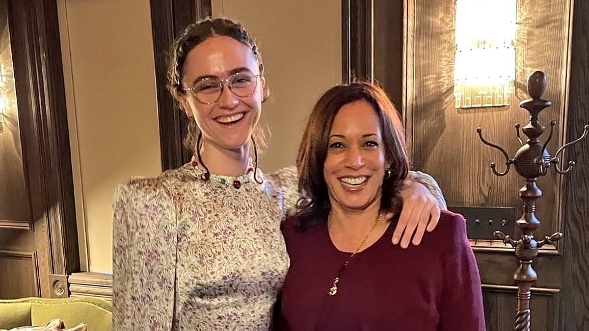 X : Ella Emhoff And Vice President Kamala Harris