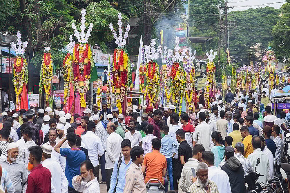 Photo: PTI : Muharram in Satara