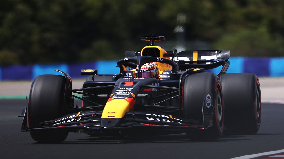 Max Verstappen was third in Hungarian Grand Prix qualifying