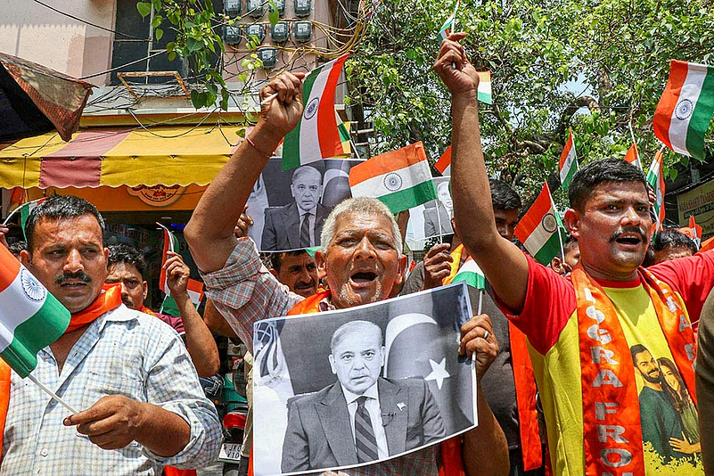 Protest over a terrorist attack in Kathua