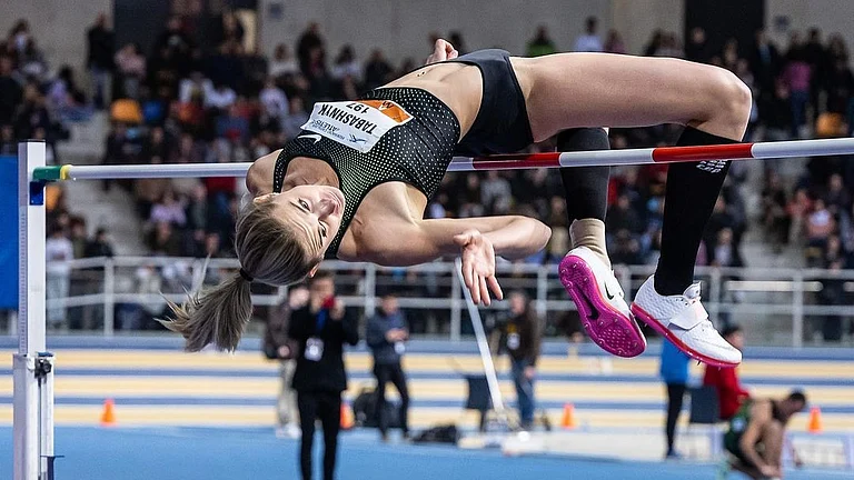 Kateryna Tabashnyk in action. - Instagram/@katerynahj