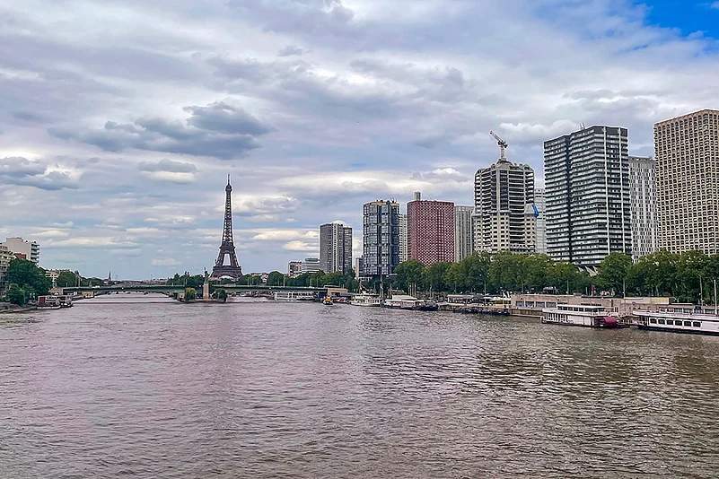 Olympics 2024: A view of the Eiffel Tower in Paris