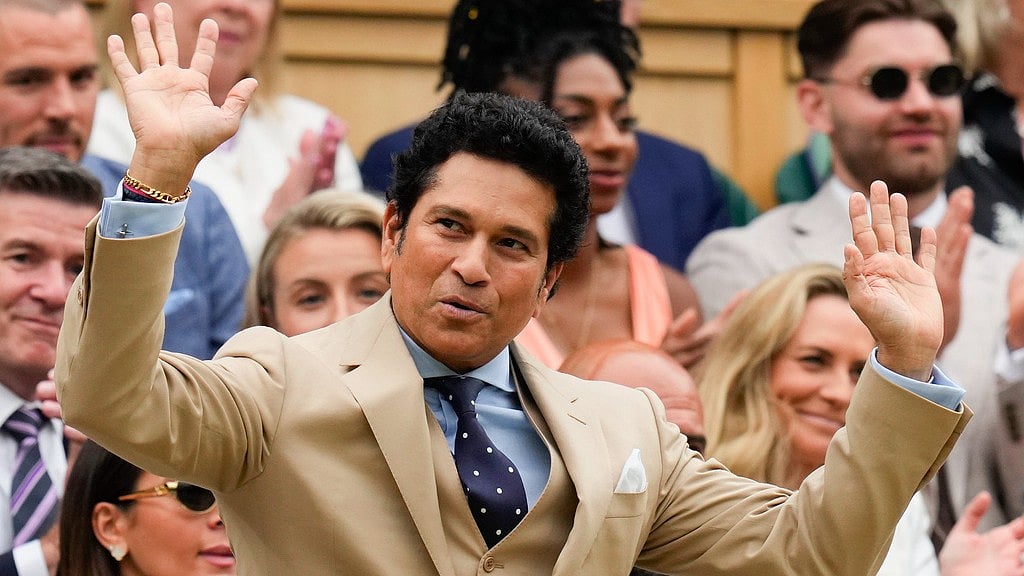 Sachin Tendulkar, Wimbledon 2024, AP Photo