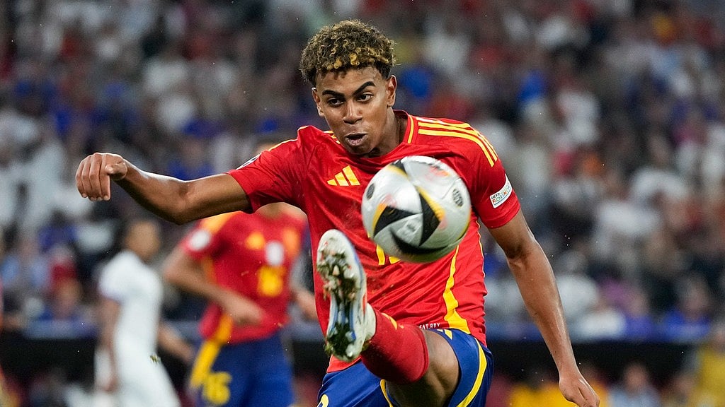 Lamine Yamal, Euro 2024, Spain vs france, AP Photo