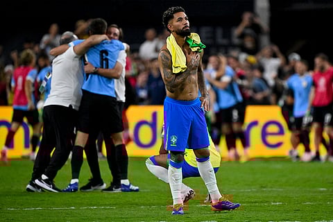 Copa America Soccer Brazil vs Uruguay