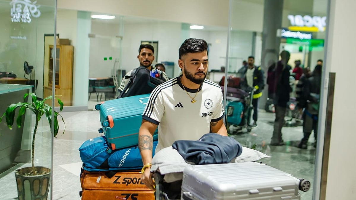 X/Zimcricketv : Riyan Parag and Indian team arrives in Harare for Zimbabwe series.