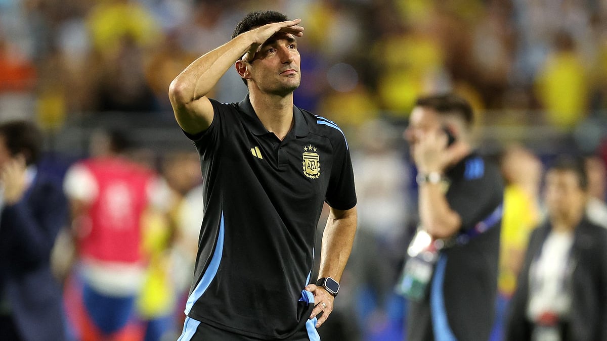 Lionel Scaloni was concerned during the Copa America final.