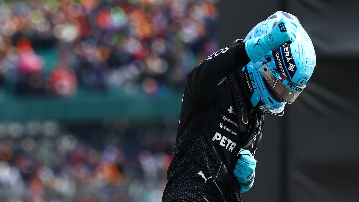 George Russel will start on pole at Sunday's British Grand Prix.