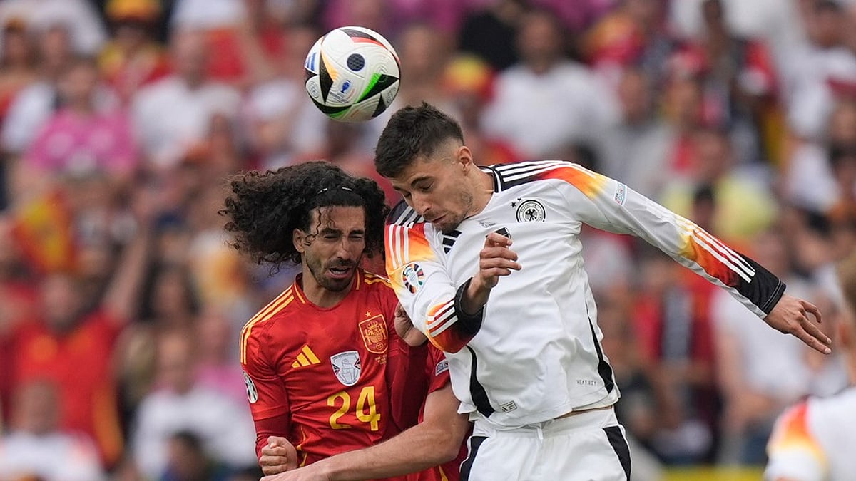 Spain vs Germany, Kai Havertz, UEFA Euro 2024, AP Photo