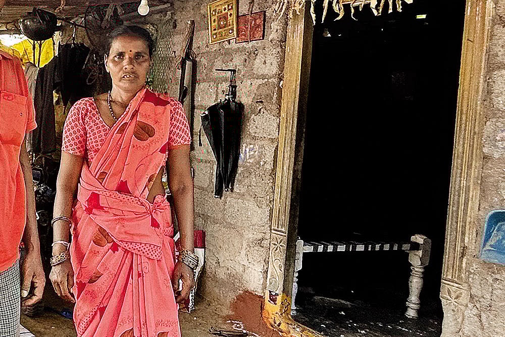 Photo: Anisha Reddy : Tough Life: While in summers, the floor of Gangavathi’s house is unbearable to walk barefoot, during the monsoons, the house gets flooded very frequently