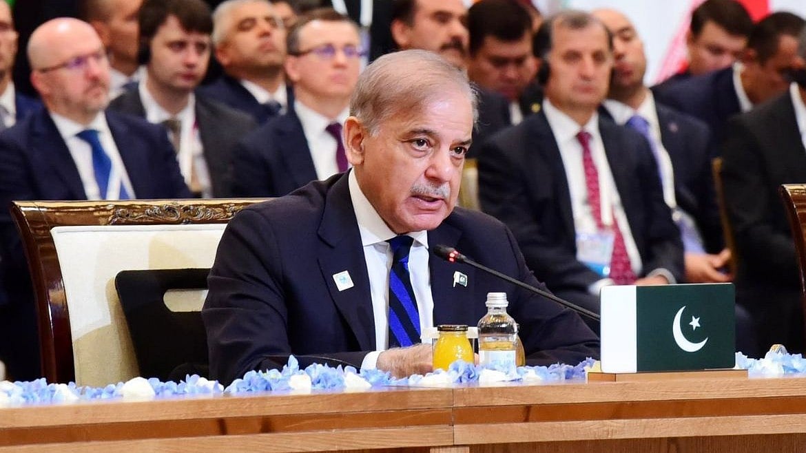 X/Shehbaz Sharif : Pakistan PM Shehbaz Sharif At SCO Summit 2024|