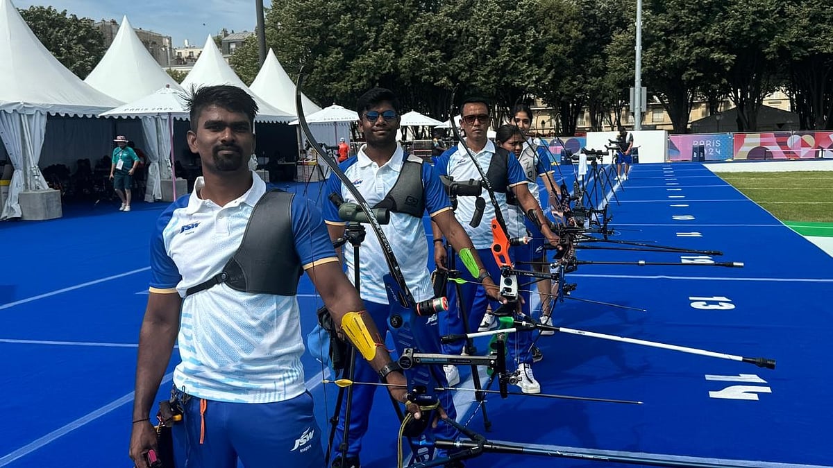 Indian Archers at Paris Olympic Games 2024.