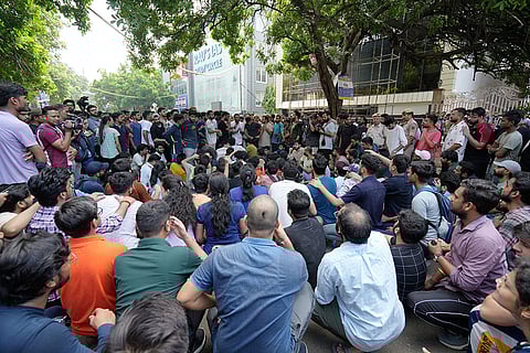 IAS Coaching Centre basement Flooded in Delhi