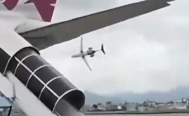 X/@LogicJourney : Nepal plane crash at Kathmandu  Airport |